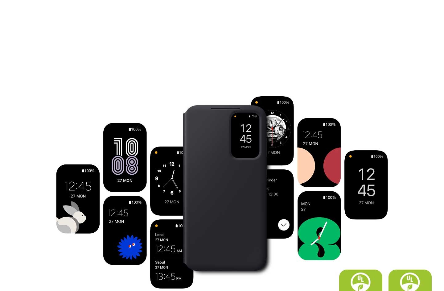 étui s23 fe smart view wallet case