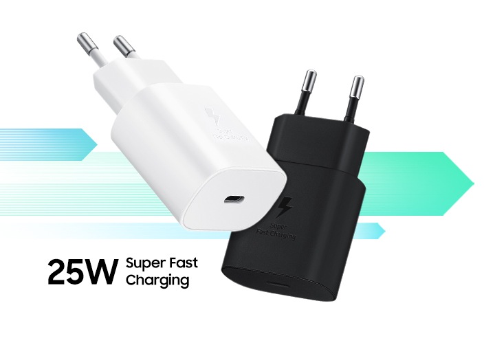 SAMSUNG - Chargeur ultra rapide 25W (câble inclus)