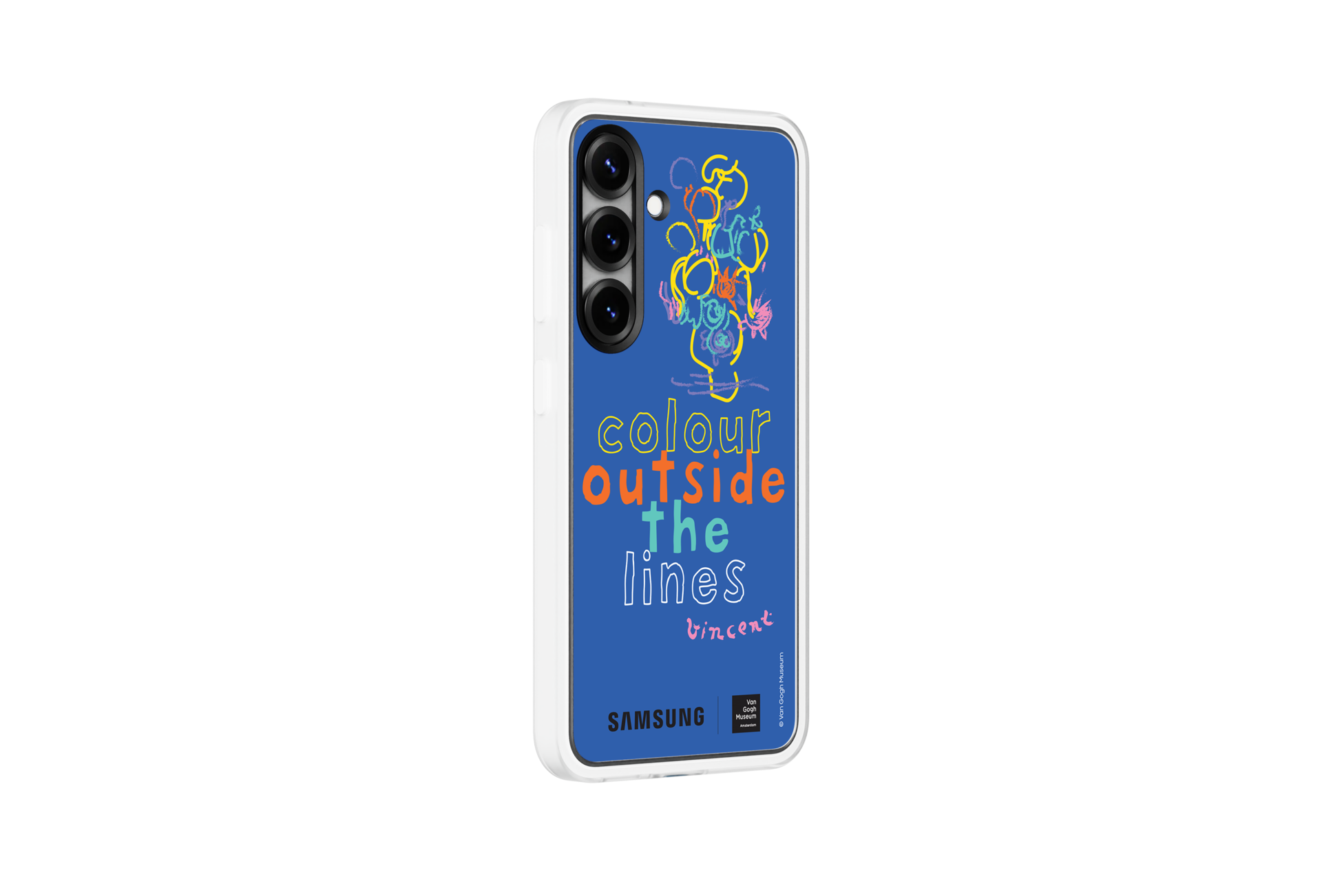 XPlus Van Gogh Flipsuit Case for S25 pers Blue 