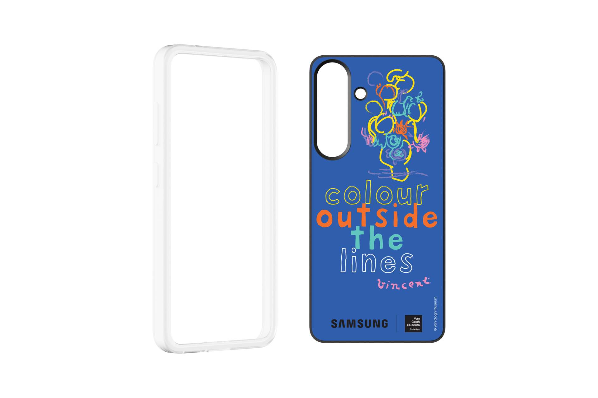 XPlus Van Gogh Flipsuit Case for S25 case Blue 