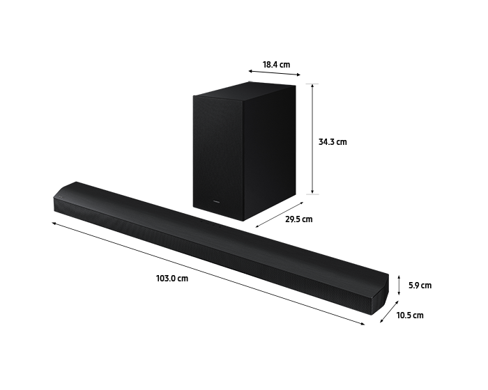 Essential B-series Soundbar HW-B750F (2025) Black