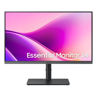 24" Essential Monitor S4 S43UF FHD 100Hz Front Black 