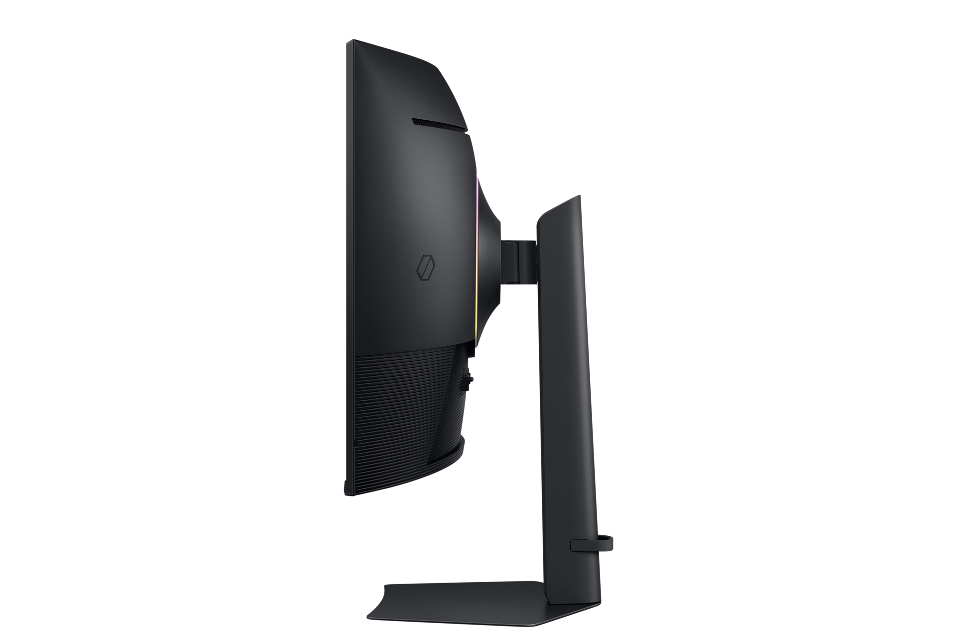 37" Odyssey G7 G75F UHD 165Hz Curved Gaming Monitor R-Side Black 