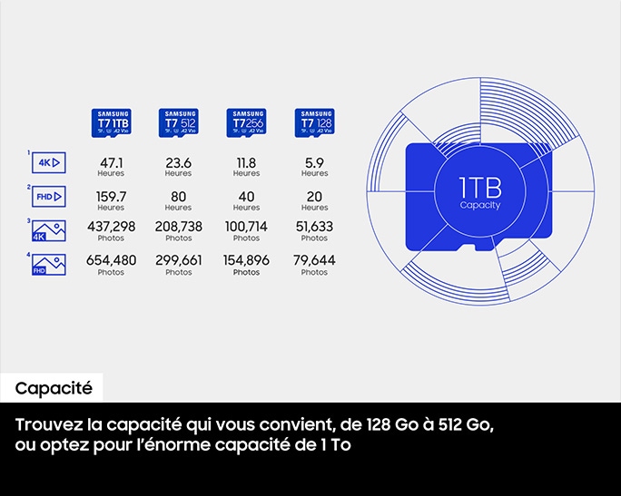 T7 microSDHC™ UHS-I Card 1TB Blue