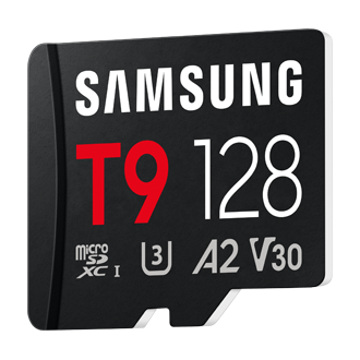 T9 microSD Card microSDXC™ UHS-I Card R-Perspective Black 