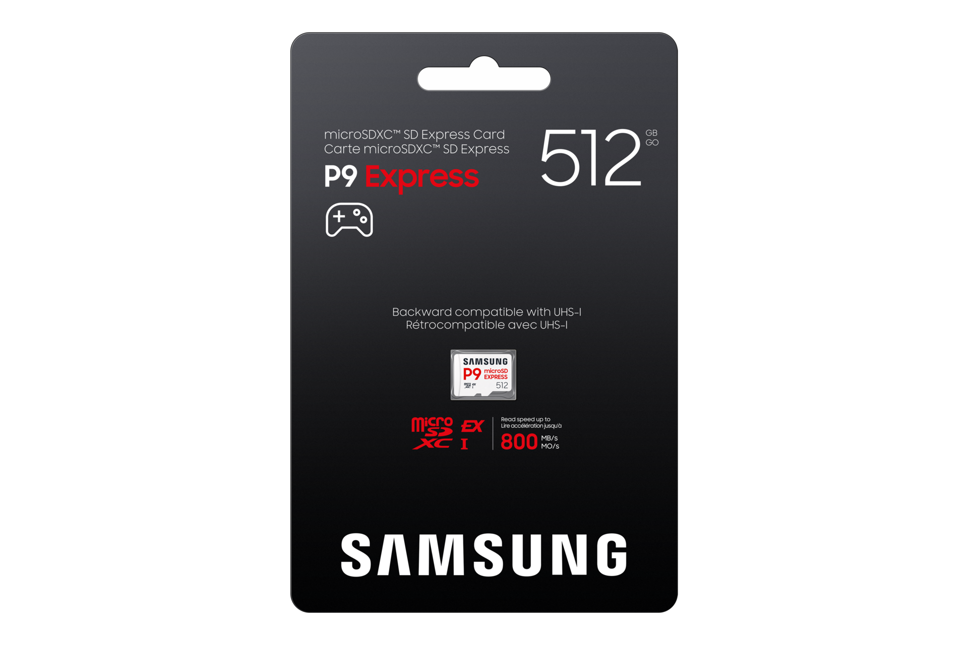 P9 microSD EXPRESS Front-PKG White 