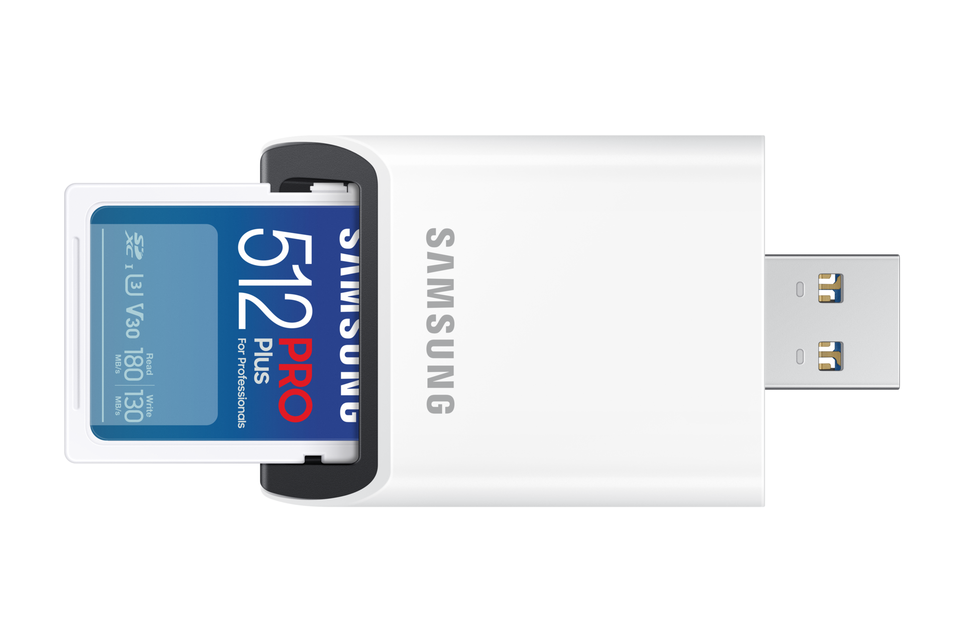 PRO Plus SD Card + lecteur de carte, 512 Go