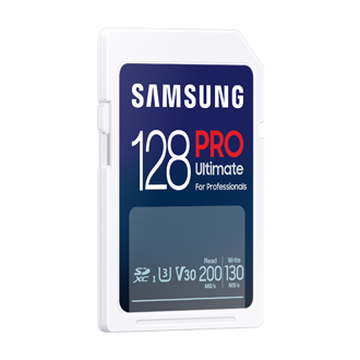 Carte SD PRO Ultimate Lecteur 128 Go Samsung Business BE FR