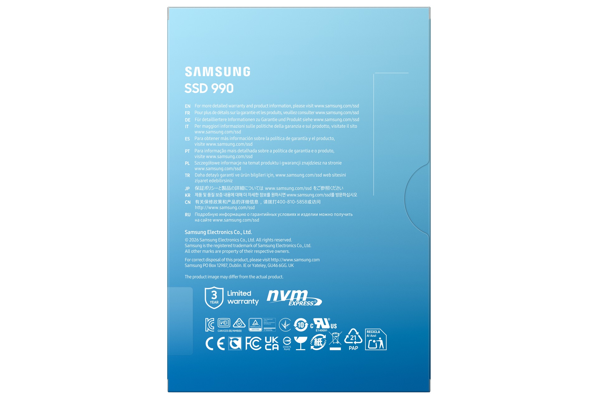 990 PCIe 4.0 x4 NVMe™ M.2 SSD 2TB Black