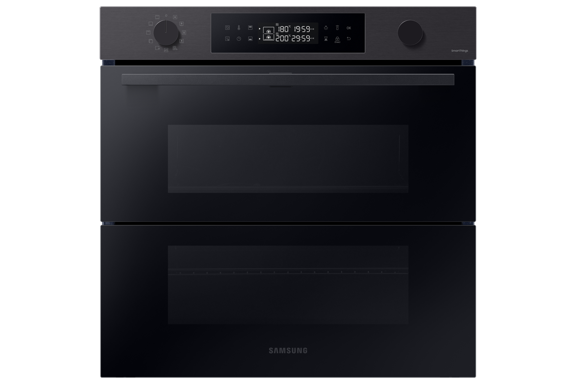 Four encastrable 60 x 60 cm, 76L, Pyrolyse, Série 4 Dual Cook Flex™ -  Samsung NV7B4550UAB - noir