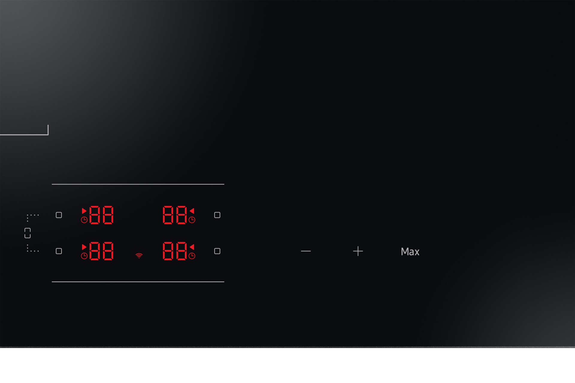 60cm Table à Induction avec 4 zones de cuisson Detail2 Black 
