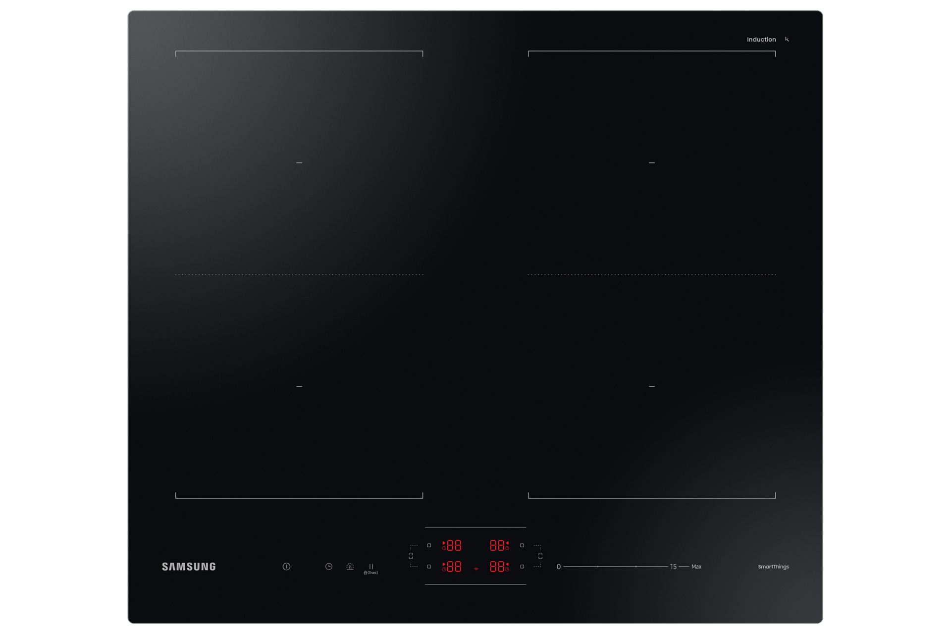 Plaque à induction encastrable 6 kW-TRI, touches tactiles - ProChef