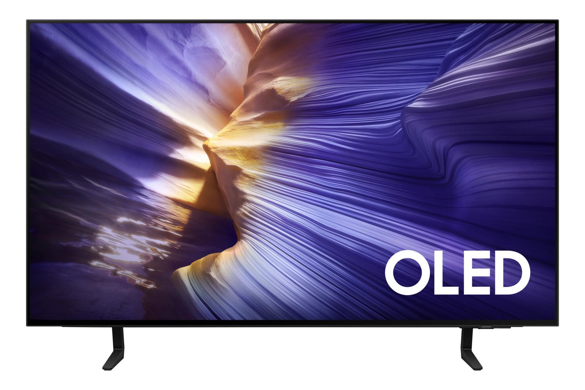 42” OLED 4K Samsung Vision AI Smart TV S93F (2025) Front Black 
