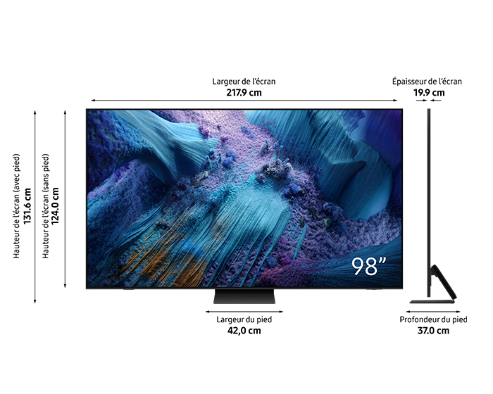 Dimension visual QE98QN990FTXXN 