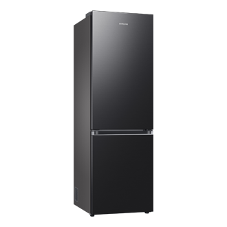 Bottom Mount Freezer Refrigerator AII around cooling 340 L-Perspective Black 