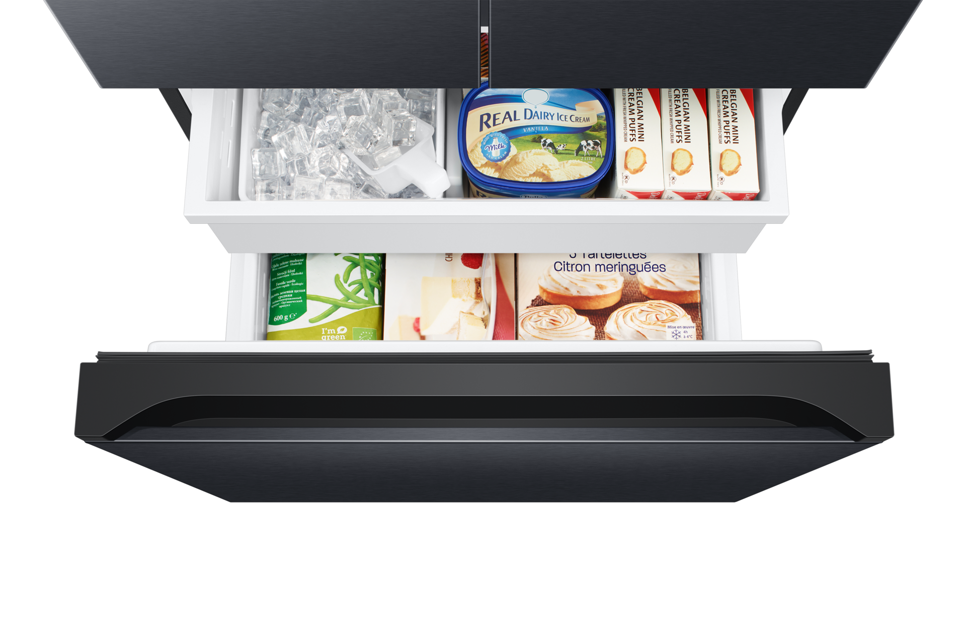 RF5000C French Door Refrigerators with SmartThings Detail-Freezer-Box-Food2 Black 