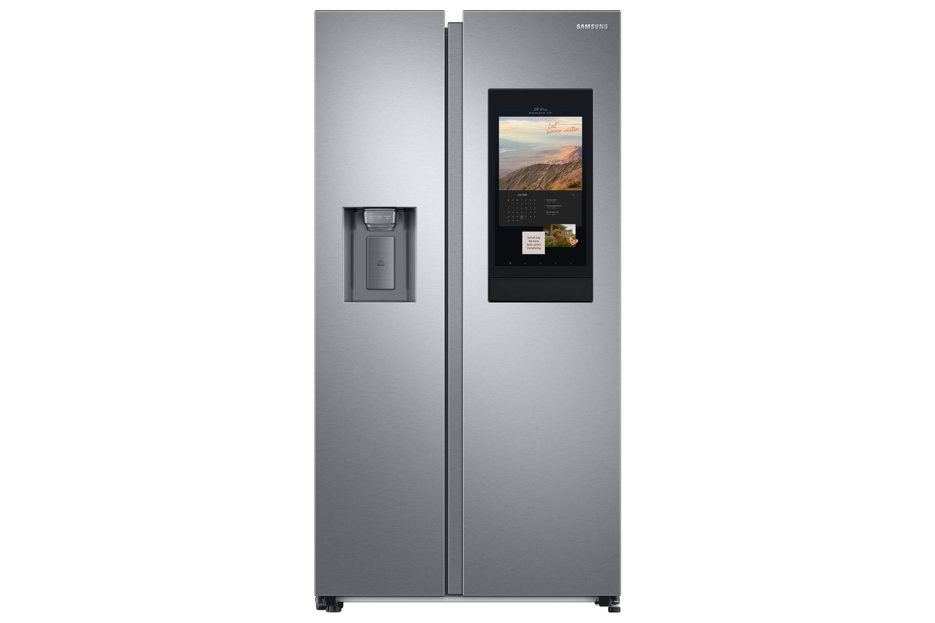 frigo us sonore + glacons + oeufs + acce