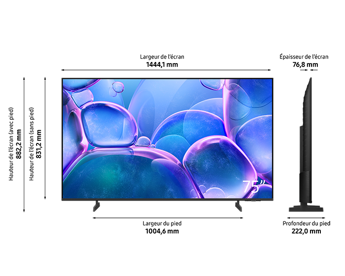 65" Crystal UHD Smart TV U7090F (2025) Black