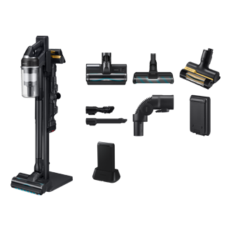 Jet 95S Stick Vacuum Cleaner 280W / 60min 2.49kg with the Slim LED Brush Front Satin Black 