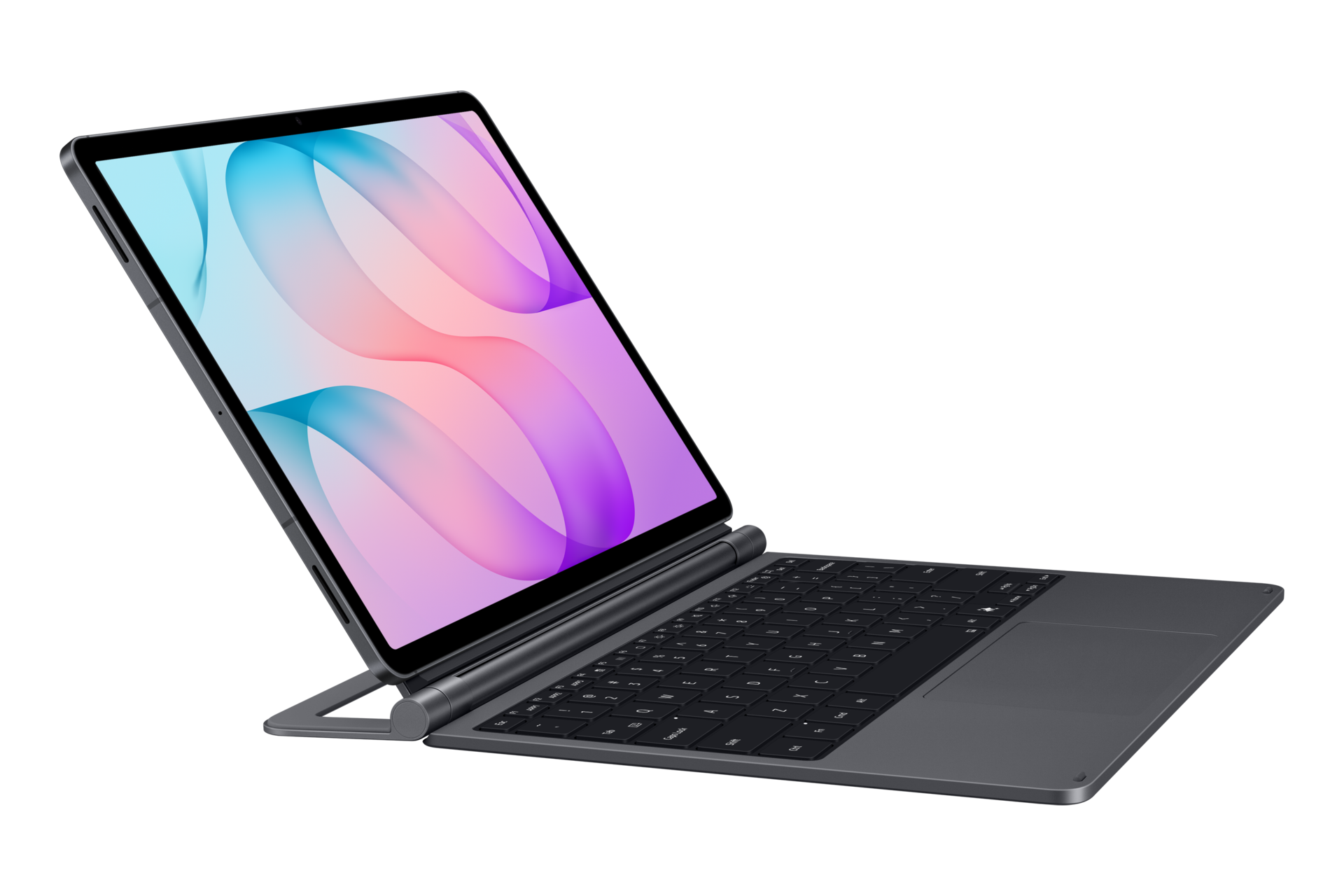Tab S12+ Pro Keyboard Standing2 Gray 
