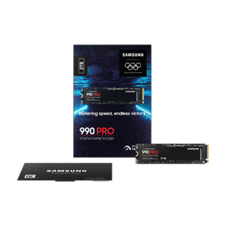 990 PRO PCIe 4.0 M.2 SSD PKG2-Full-Shot-Olympic- Black 