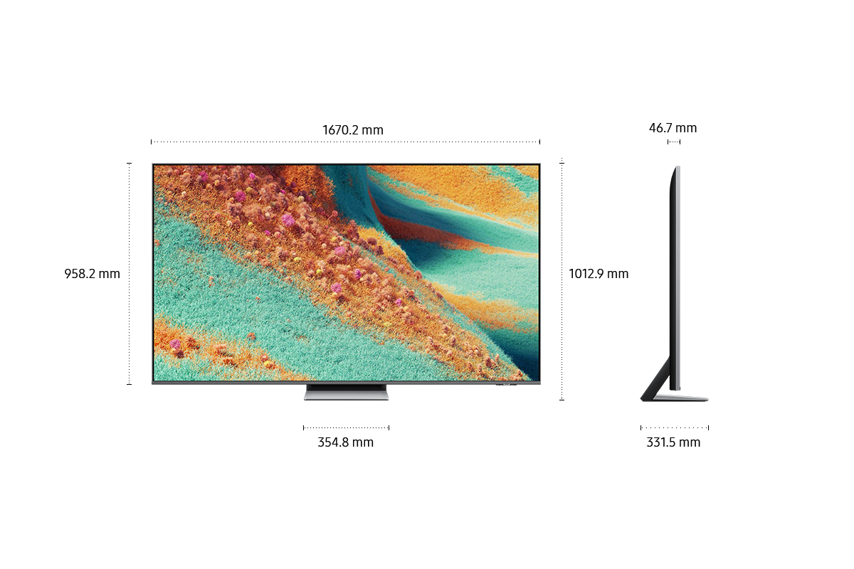 Neo QLED, Ultra HD, 4K Smart 75QN85F, Vision AI, HDR, 189 cm (2025) Silver