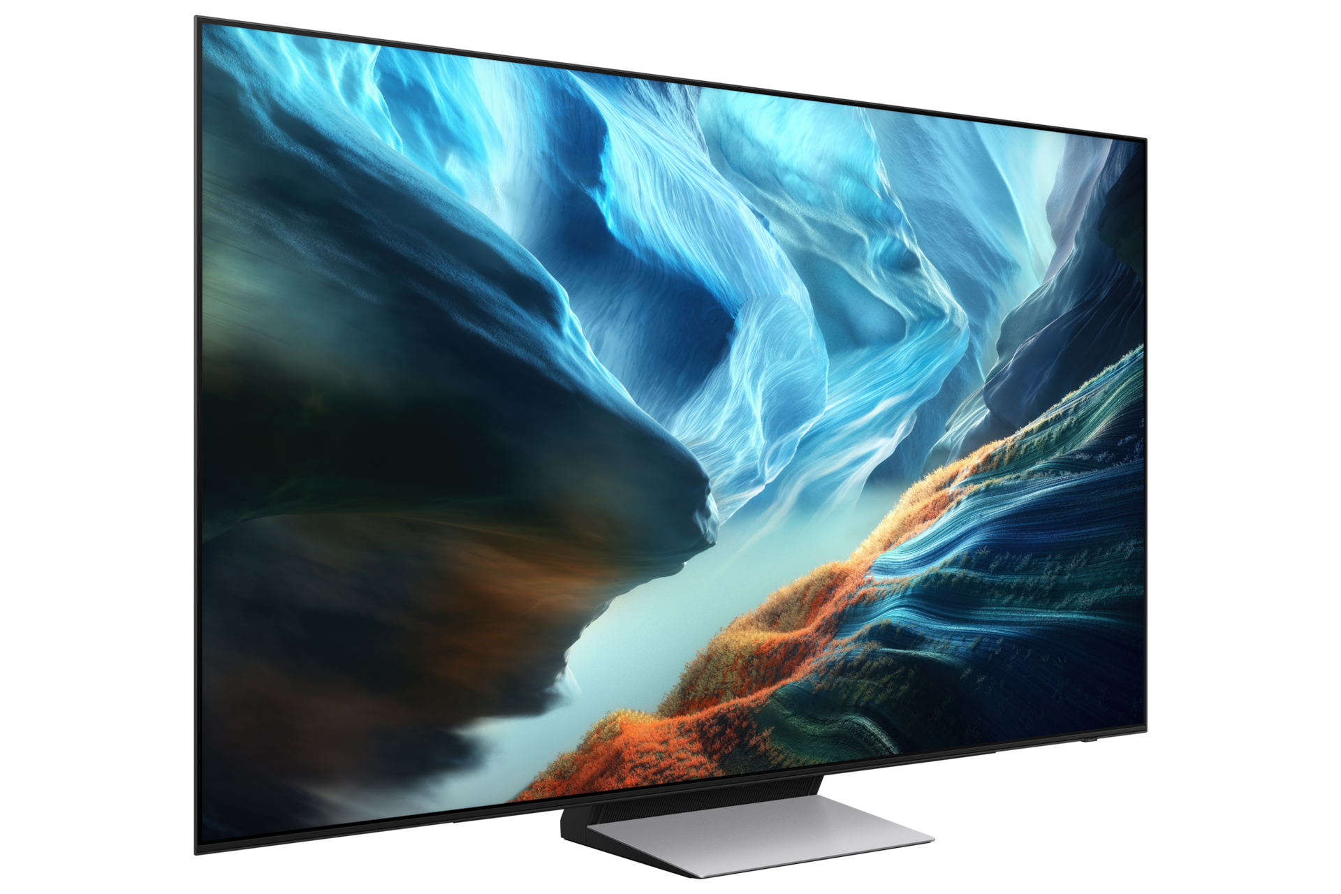 77-инчов" OLED S90H 4K Samsung Vision AI Smart TV (2026) – ляв ъгъл, Графит