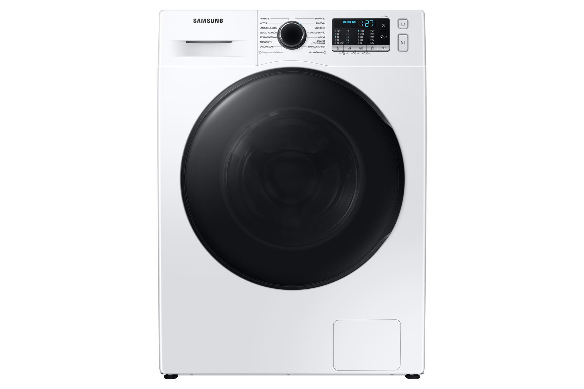 WD90TA046BE/LE, Перална машина, Дигитална инверторна технология, 9 kg White