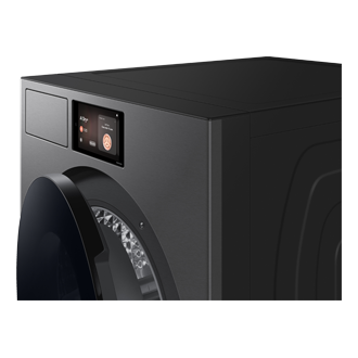 Bespoke AI Laundry Dryer with Hybrid Heat Pump R-Perspective-Detail2 Gray 