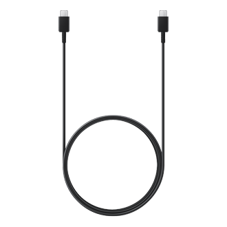 USB Cable 3A (C to C) 1.8M Front Black 