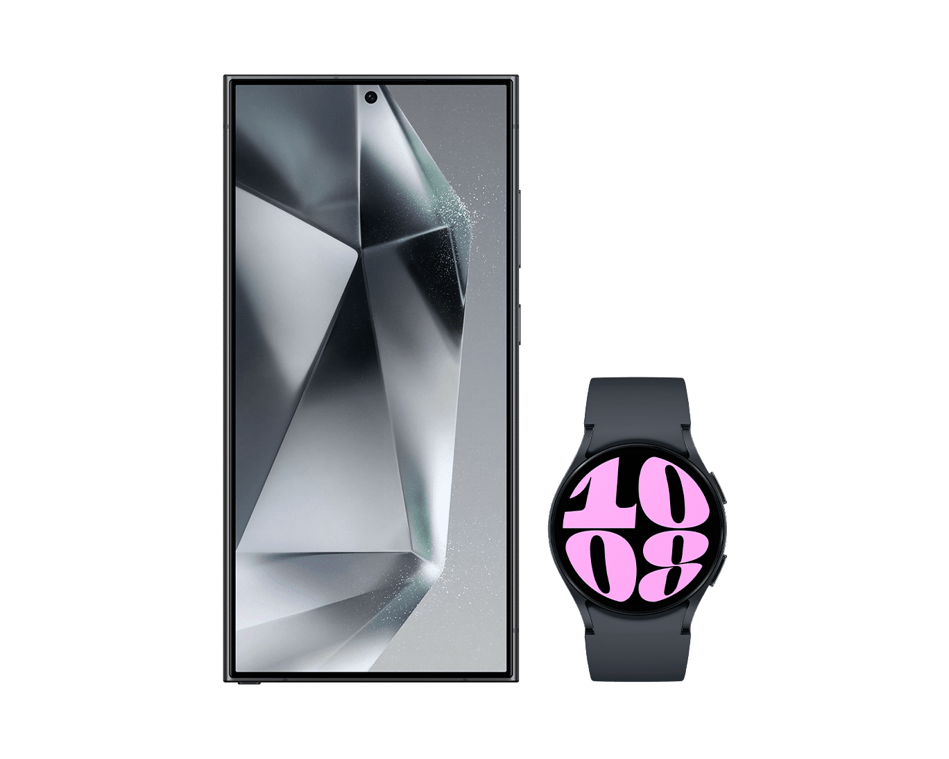 Galaxy S24 Ultra 5G 512GB - Preto + Galaxy Watch6 BT 40mm