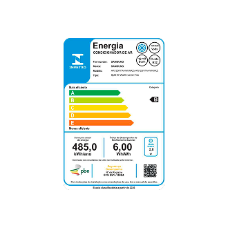 Ar-condicionado Split Inverter WindFree™ PowerVolt Bivolt AI 12000 BTU Frio White