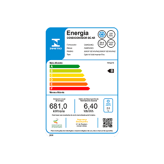 Ar-condicionado Split Inverter WindFree AI Frio 18.000 BTUs White