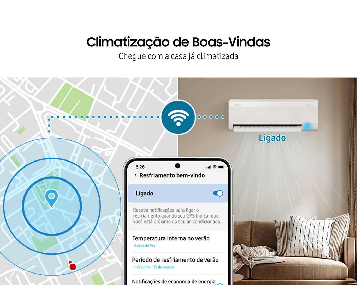 Ar-condicionado Split Inverter WindFree AI F 220V 24.000 BTUs/hr White