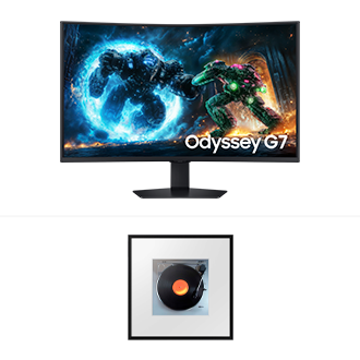 Combo Monitor Odyssey G7 37" 4K + Music Frame LS60D