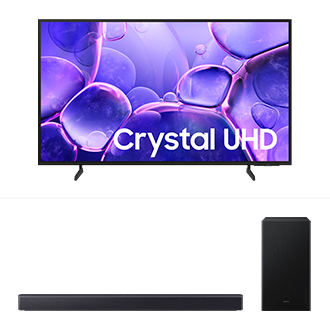 Combo Smart TV 50" Crystal UHD 4K U8600F + Soundbar HW-B450F