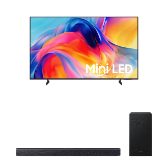 Combo Smart TV 65" MiniLED 4K M75H + Soundbar B-Series HW-B450F Preto
