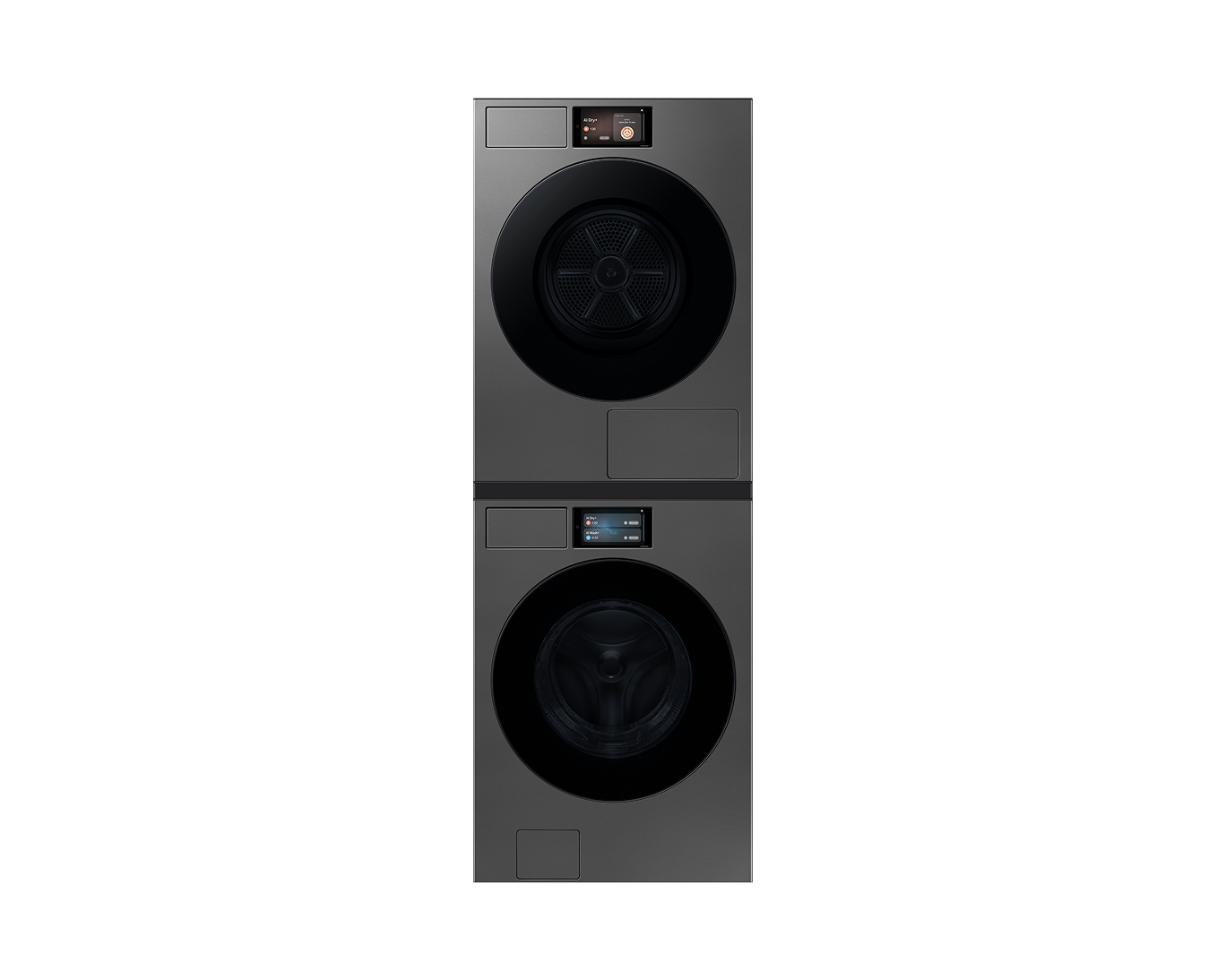 Lavadora e Secadora Bespoke AI Laundry + Kit de Empilhamento 220V 20kg Inox