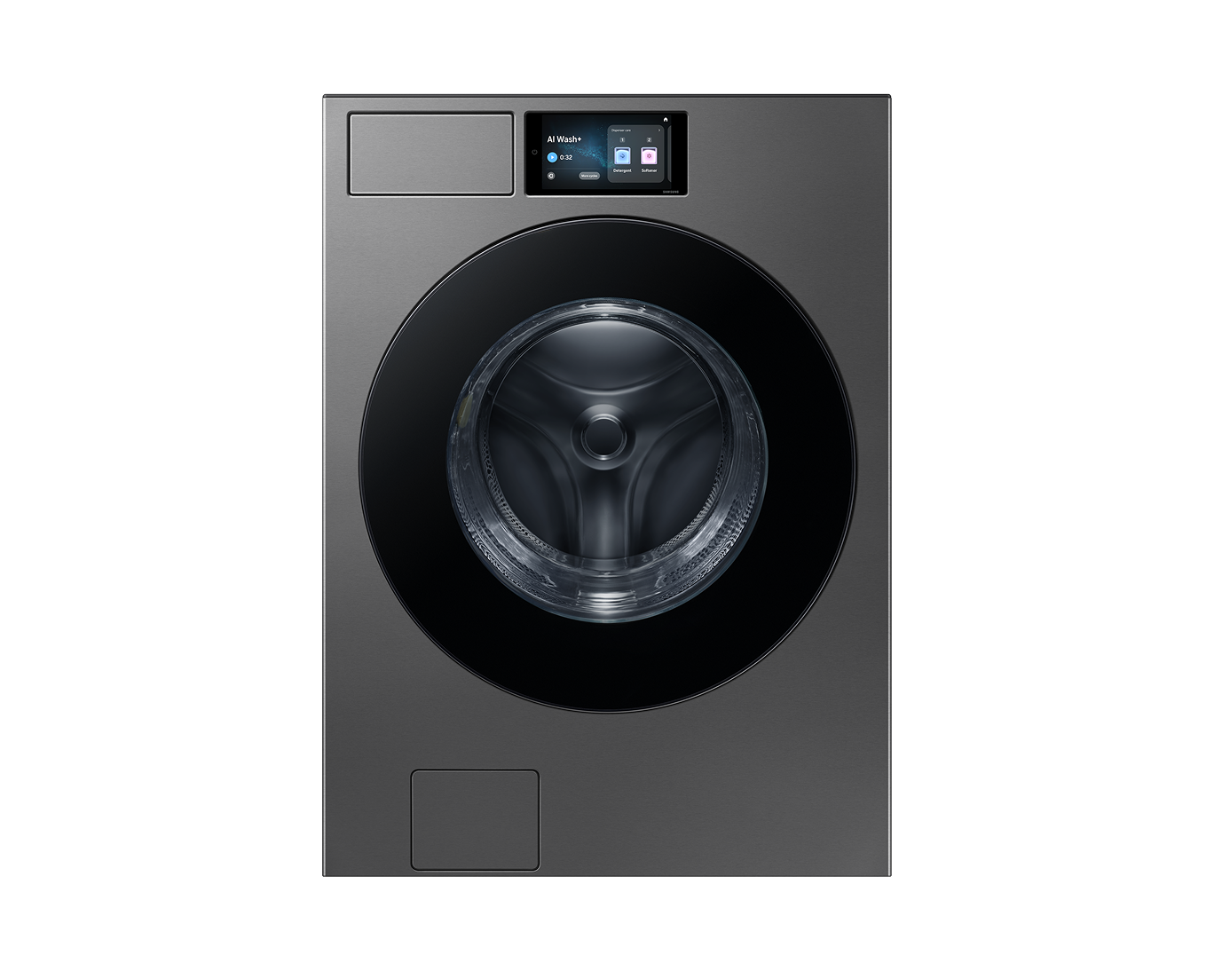 Lavadora e Secadora Bespoke AI Laundry + Kit de Empilhamento 220V 20kg Inox