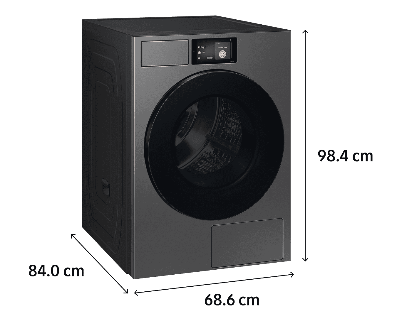 Lavadora e Secadora Bespoke AI Laundry + Kit de Empilhamento 220V 20kg Inox
