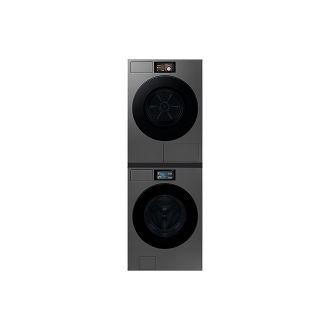 Lavadora e Secadora Bespoke AI Laundry + Kit de Empilhamento 220V 20kg Inox