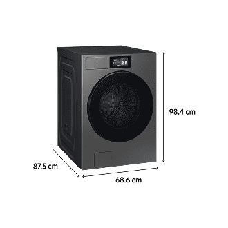 Lavadora e Secadora Bespoke AI Laundry + Kit de Empilhamento 220V 20kg Inox