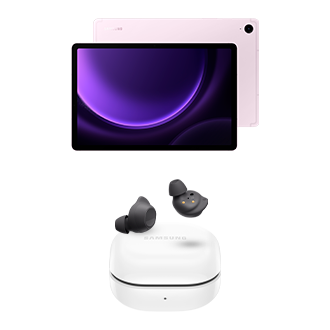 Tab S9 FE Wi-Fi (128GB) - Lavanda + Galaxy Buds FE - Grafite