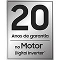 20 Anos de garantia no Motor Digital Inverter™