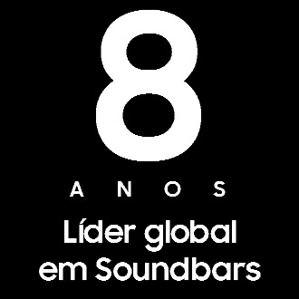 8 anos lider global em Soundbars