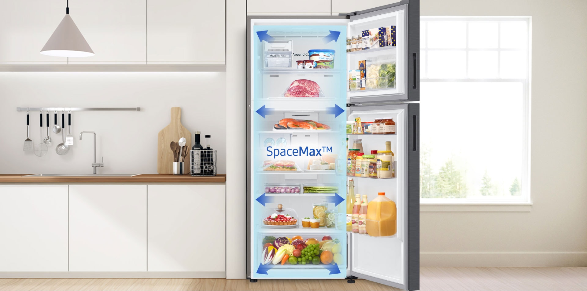 Samsung 465L Top Mount Refregirator RT47CG6631S9