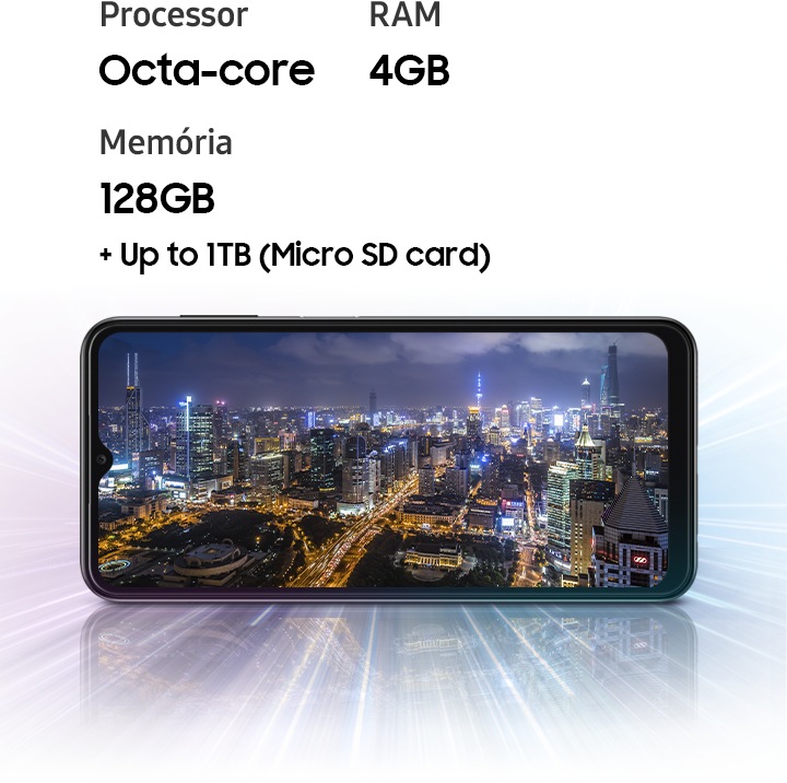 Smartphone Samsung A23 5G 128GB Processador Octa-Core Câmera