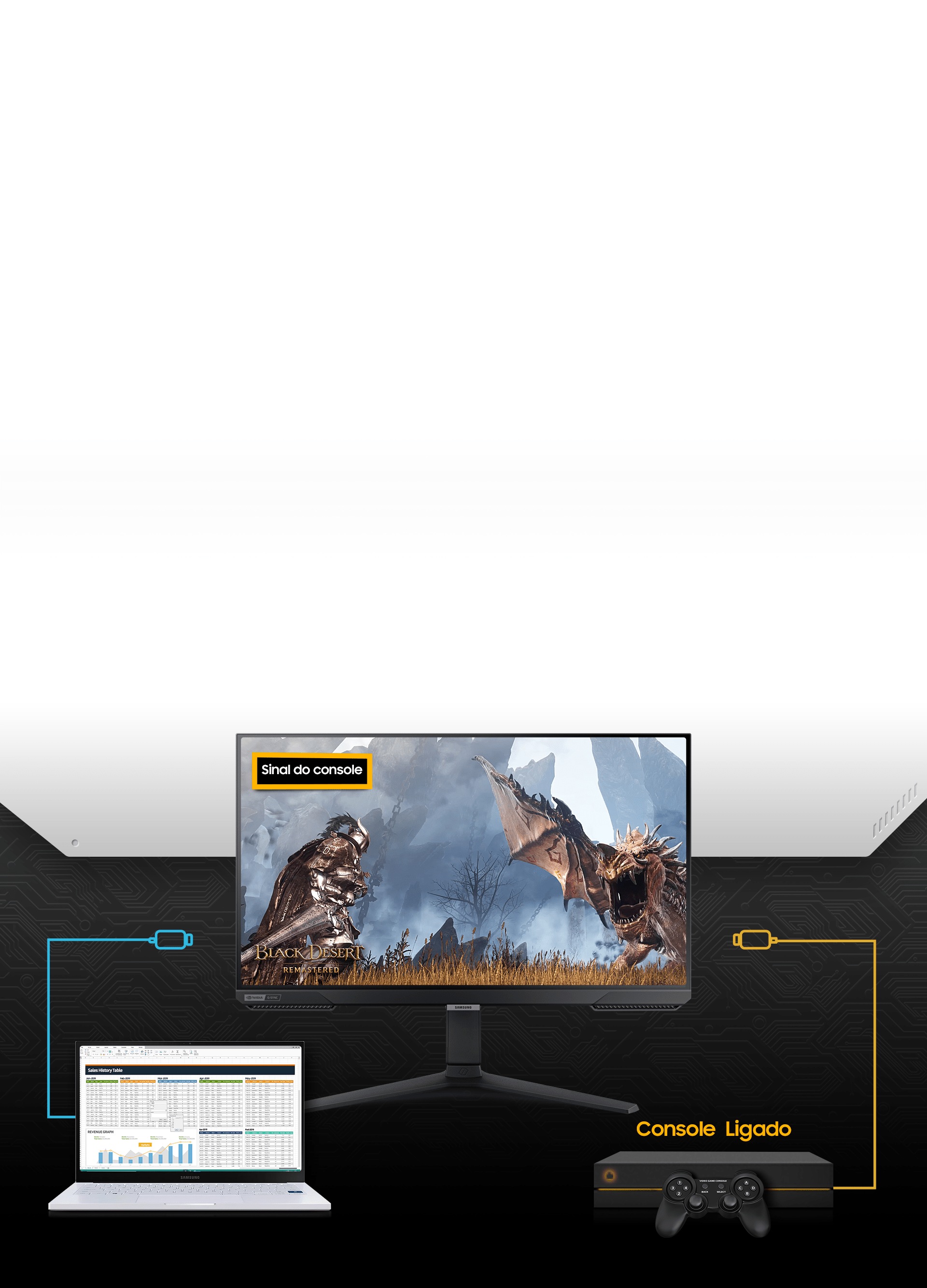 Monitor 1ms Gamer Odyssey G40 - Samsung 27 Polegadas 240hz