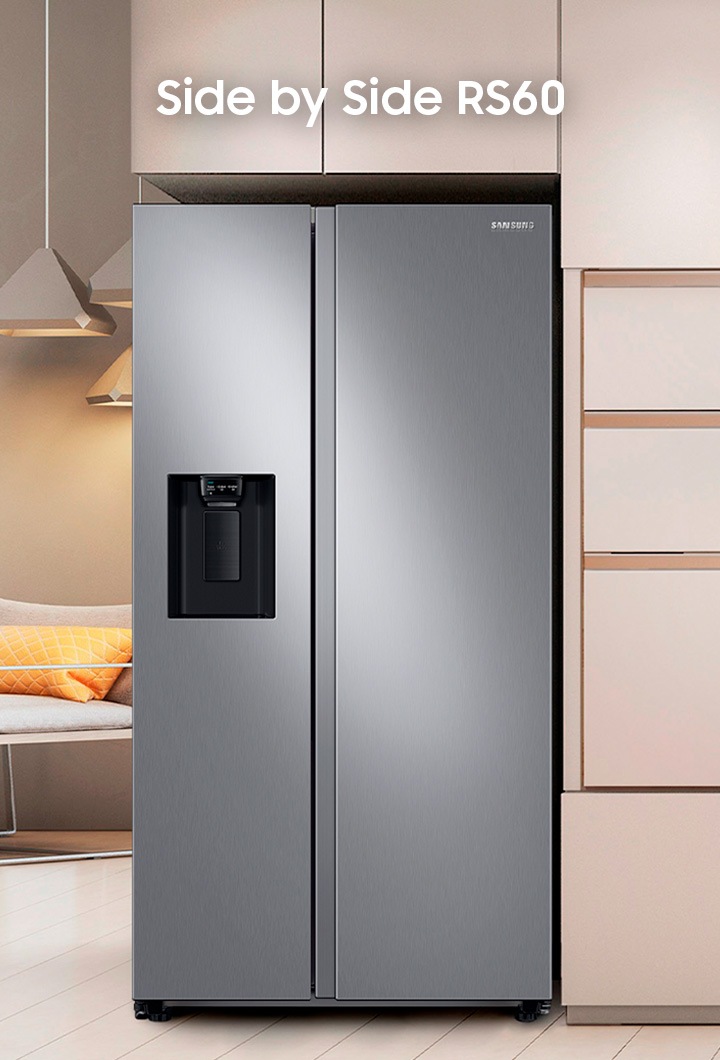 Geladeira Samsung Side by Side RS60 Inox 220V 628L | Samsung Brasil