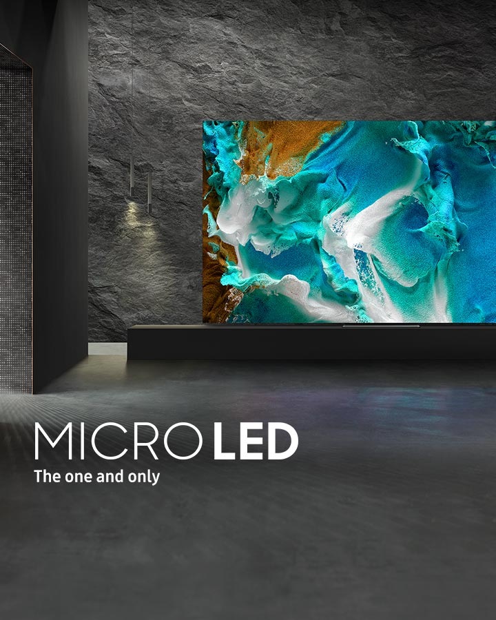 Samsung MicroLED 2026 ultra large premium television display.